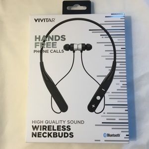Vivitar Wireless Neckbuds Bluetooth, Sealed Box, NWT